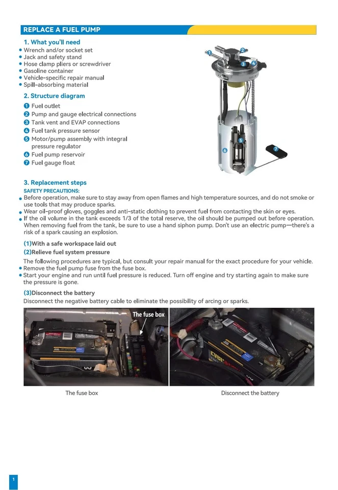 Conjunto de bomba de combustible para 2003 2004 Volvo XC90 XC70 para 2004 2005 S60 2,5T FG1252 Foto 2 de 4