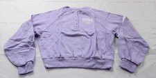 Sudadera para mujer Old Navy SoComfy de gran tamaño gráfica JK5 lavanda talla XS NUEVA CON ETIQUETAS