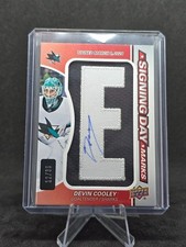 2024 Upper Deck SP Game Used Devin Cooley Signing Day Marks /35 Rookie Auto RC