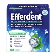 Efferdent Retainer Cleaning Tablets, Denture Cleaning Tablets for Dental Appl...