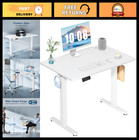 40 Inch Height Adjustable Electric Standing Desk - Sit to Stand Workstation for