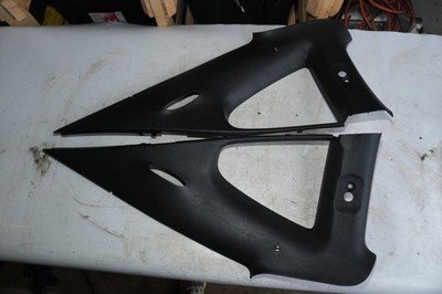 1996-2004 Ford Mustang Coupe Interior Windowsail Trim Panels LH/RH Charcoal Gray