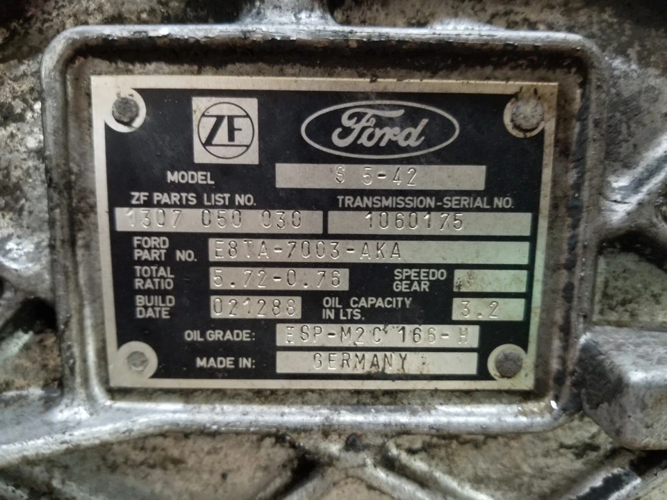 89-95 福特卡车 ZF5 S5-42 变速箱 5 spd 外壳 460 Big Block 7.5 — 第 2/4 张图片