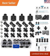1/4 to 3/8 Threaded Converter Camera Screw Mount Set,Tripod Thread Adapter fo...