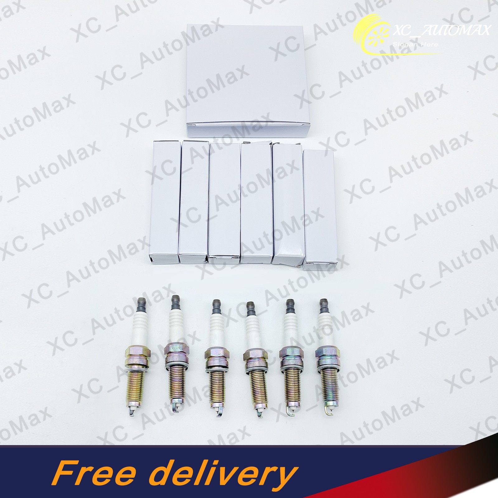 6Pcs Iridium Spark Plug 12290-R71-L01 For Honda Accord V6 Odyssey TL