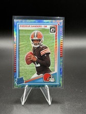 2025 Panini Donruss Optic Rated Rookie Prizm Shedeur Sanders Rocket Emoji 🚀 🚀