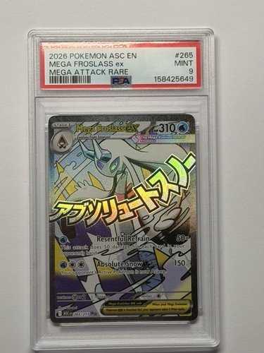 Mega Froslass ex graded PSA 9 for sale on eBay