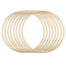 8 Dream Catcher Rings, 3.5 " Metal Rims for Hanging Crafts DIY, 3.3 " Gold