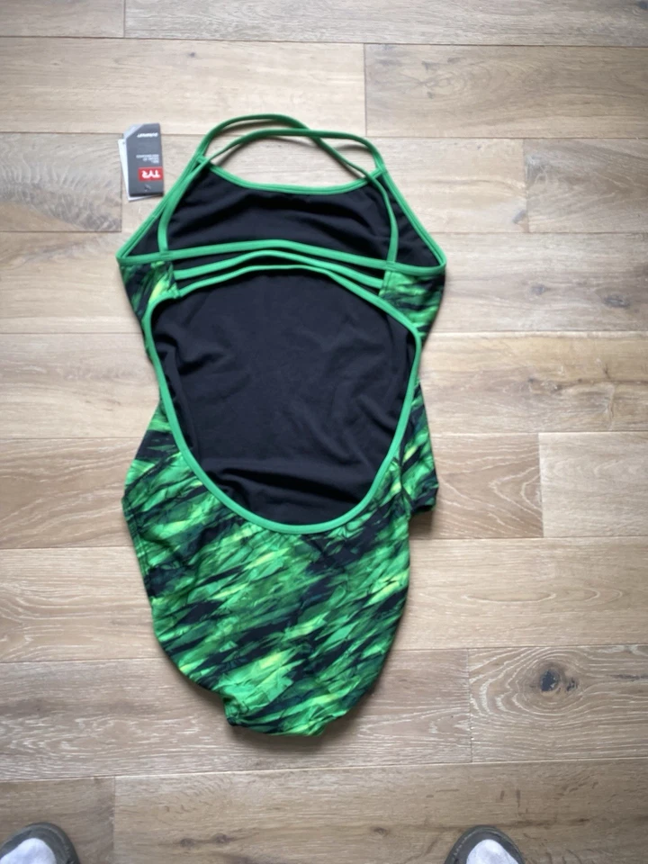 Traje de baño atlético de una pieza para mujer TYR durafast nuevo con etiquetas talla 40 Foto 3 de 4