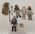 Vtg Star Wars figures/ Mando Din Djarin and Grogu figures