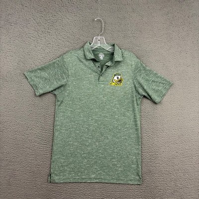 Rivalry Threads 91 Polo Shirt Mens Small Oregon Ducks Green Performance Golf Dad