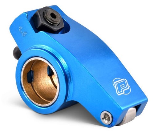 Proform 69469, Set of 16 Blue Aluminum Sbm Shaft Mount Roller Rockers 1.6 Ratio - Picture 3 of 10