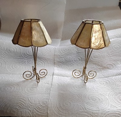 Mother-of-pearl 7'' tea light stands
