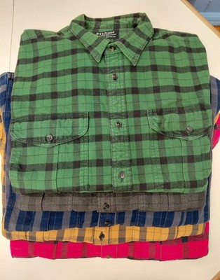 Filson Alaskan Guide Shirts Plaid Flannel Button Down Sz XL Heavyweight Like New