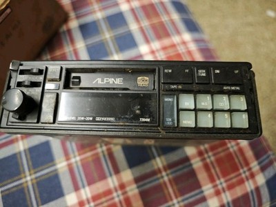 Alpine 7284M Autoradio / Kassettendeck   Oldtimer / Youngtimer   ungeprüft