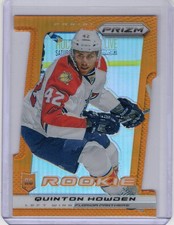 14-15 PANINI PRIZM DIE CUT ORANGE ROOKIE QUINTON HOWDEN 40/50