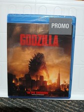 Godzilla 2014 Blu-Ray New Sealed Bryan Cranston Elizabeth Olson Ken Watanabe