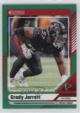 2024 Panini Donruss Green Press Proof Grady Jarrett #163 07eg