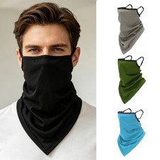 Ice Silk Full Face Mask Summer Sun Protection Breathable Resistant
