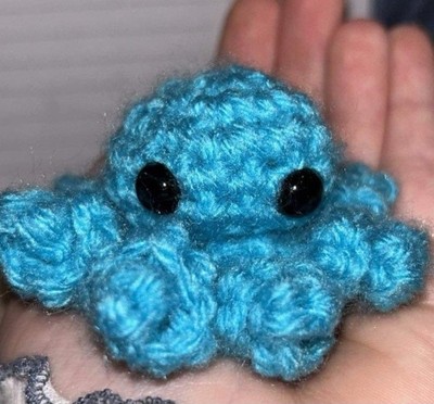 Baby Octopus keychains x2