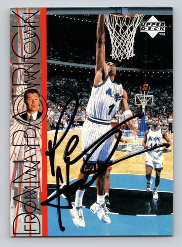 ANFERNEE HARDAWAY 1997 Upper Deck Autographed NBA card TTM/IP signature