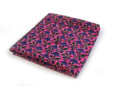 Indian Cotton Hand Block Multi Floral Dressmaking, Sewing Running Fabric 7 Yard