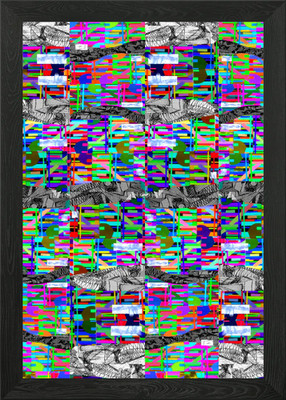 Knochentheorie gerahmtes Wandbild Poster Leinwanddruck Bild