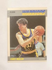 CHRIS MULLIN 1987-88 Fleer Basketball #77 Golden State Warriors