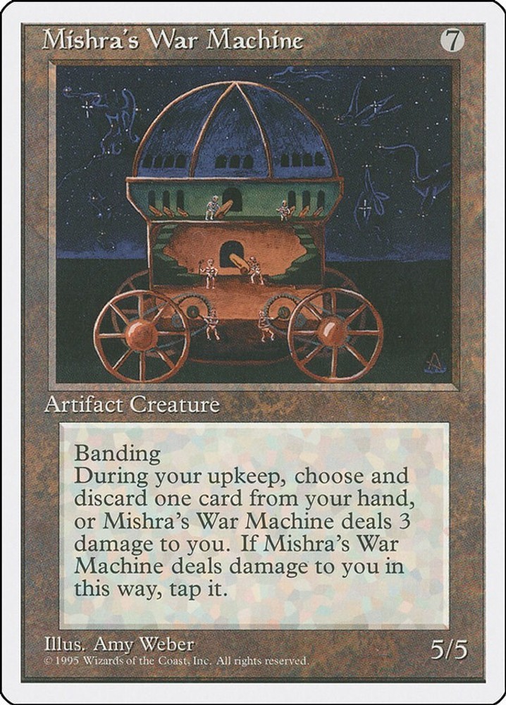 Mishra's War Machine EN MTG Fourth Edition - 337 LP