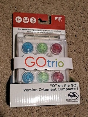 GOtrio ''O'' On the Go! Puzzle Game MARBLES BRAIN WORKSHOP Go Trio NEW NIP