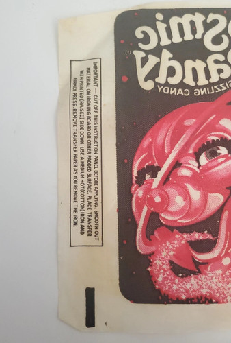 RARE Vintage 1970’s Cosmic Candy Sizzling Candy Iron-on Transfer/patch. - Picture 2 of 5