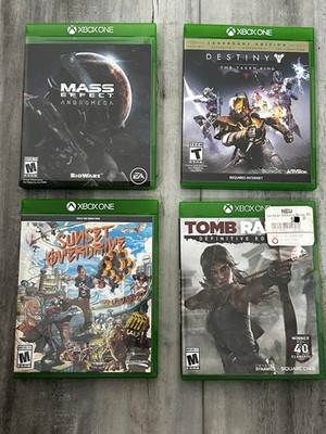 Xbox One Games Lot Mass Effect Andromeda Destiny Tomb Raider Sunset Overdrive