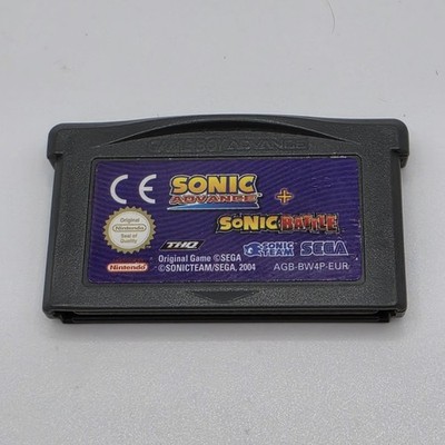 Sonic Advance + Sonic Battle - Nintendo Gameboy Advance *Original Cartridge*