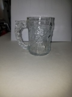 1995 Batman Forever Batman Collectors Glass Mug Cup DC Comics McDonalds