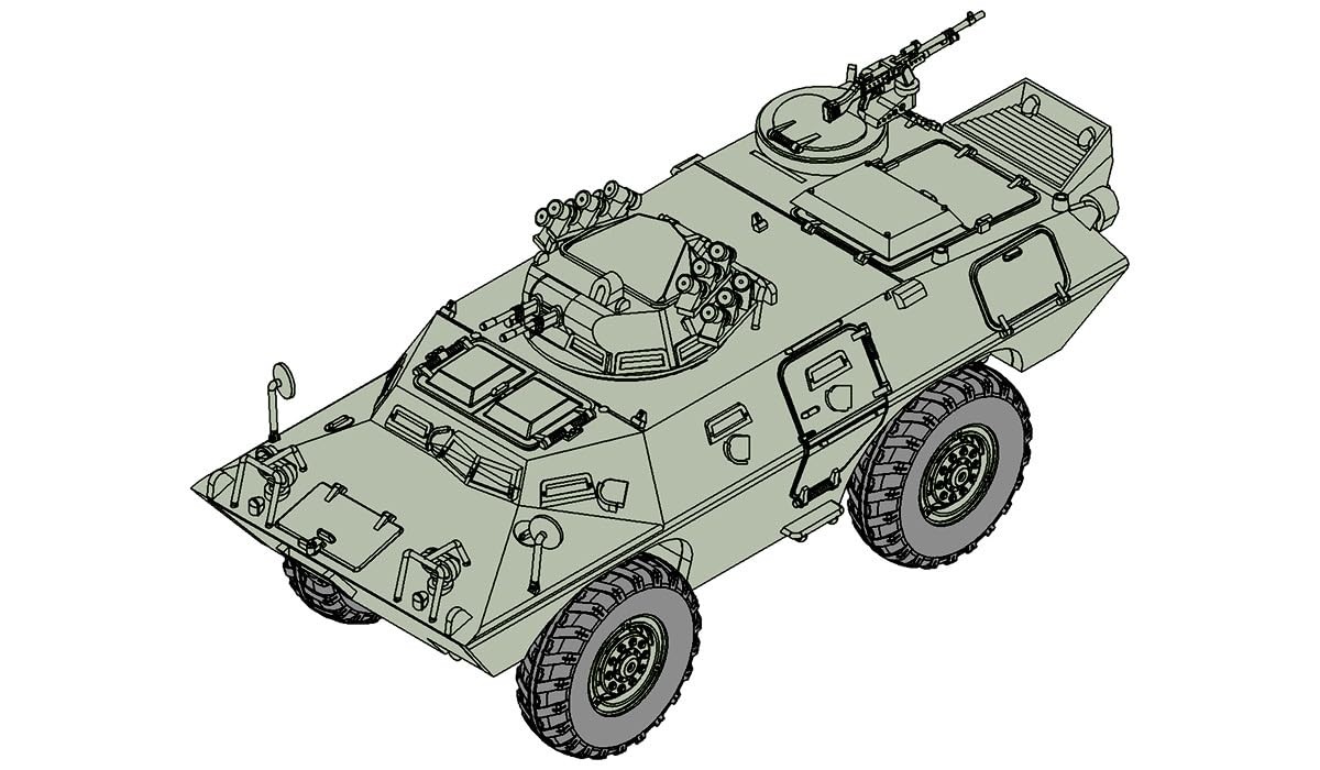 Trumpeter 07440 1/72 M706 Commando gepantserde    (