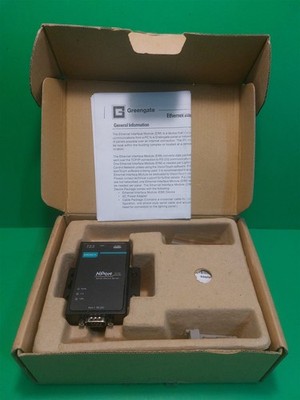 MOXA NPORT 5110 SERIAL DEVICE SERVER ETHERNET INTERFACE MODULE EIM 01-021010-03