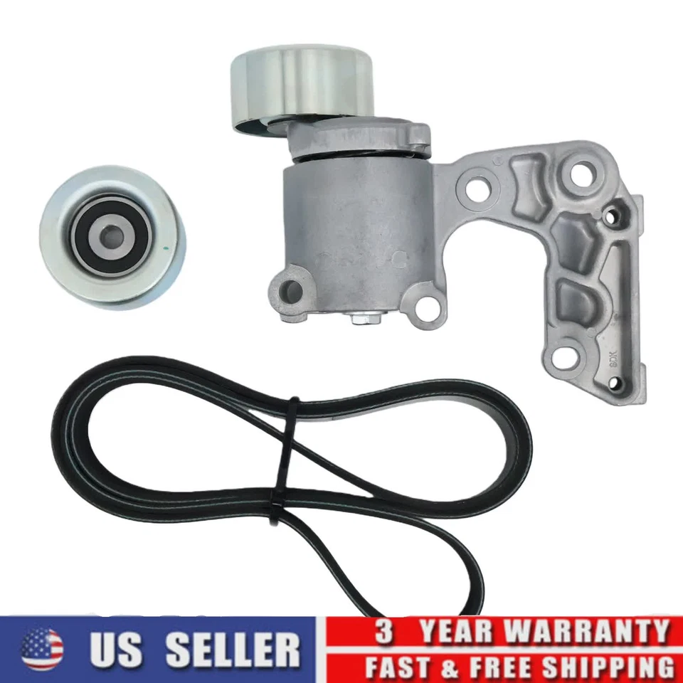 Serpentine Belt Drive Tensioner Kit Fit Toyota Avalon Highlander Sienna RAV4 Foto 3 de 4