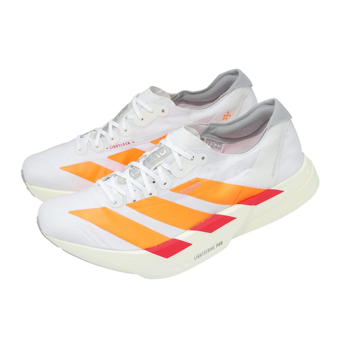 adidas Adizero Adios Pro 4 M White Lucid Orange Men Racing Running