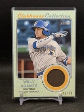 2017  Tops Heritage Club. Coll. Willy Adames Game-used Patch CCR-WA /50