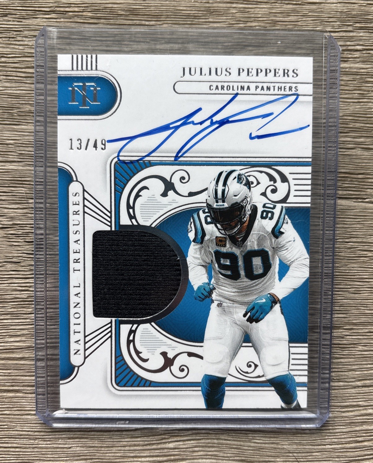 2025 National Treasures - JULIUS PEPPERS - Material Treasures Signatures /49