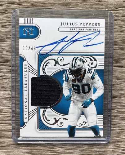 2025 National Treasures - JULIUS PEPPERS - Material Treasures Signatures /49