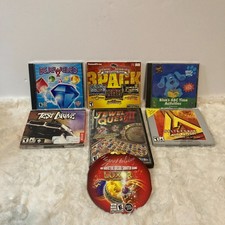 Retro PC Game Lot Bundle x7 Bejeweled 2 Delta Force Slots Luxor Test Drive