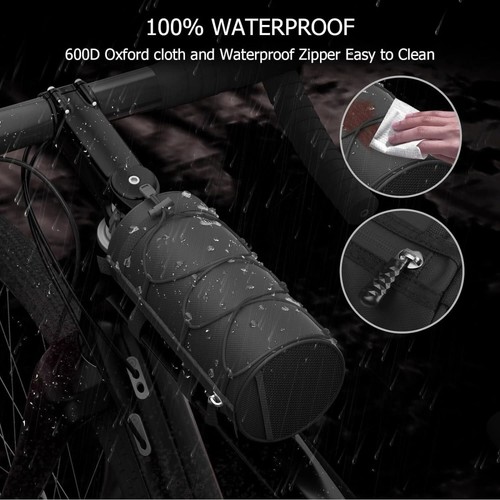 Fahrrad Lenkertasche Wasserdicht Vorderrahmentasche Lenker Multifunktionstasche - Bild 8 von 12
