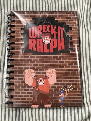 Disney Spiral Tabbed Tabs Notebooks Journals Wreck It Ralph