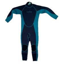 Vofiy Wet Suit Kids SZ 12 Dive Snorkeling Teal/Blue NEW