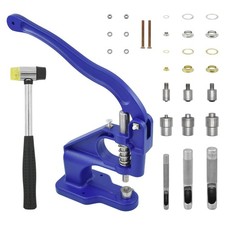 Grommet Tool Kit, Hand Press Grommet Machine Grommet Tool Kit Heavy Duty Grom...