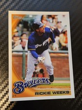 2010 Topps - Rickie Weeks #124 Milwaukee Brewers 