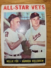 1964 Vintage Topps # 81 All-Star Vets Killebrew Fox VG (small scratch) FREE SHIP