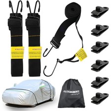 3x Expander Spanngummi mit Haken Gepäckspanner Set für Auto Abdeckplane Camping