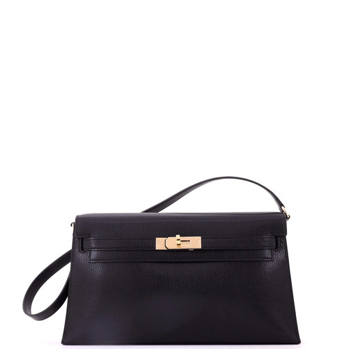 Hermes Kelly Elan Shoulder Bag Chevre Chamkila